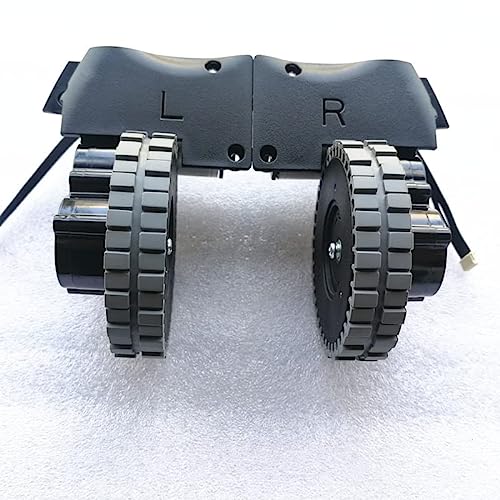 BAIJAC Motor de Montaje de Rueda Izquierda Derecha Robot Compatible con Ilife X750 V8s V80 V8c V85 V8e V8 Plus X755 Piezas de aspiradora Robot Motor de Ruedas (Color : Right and Left Wheel)